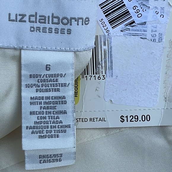 NWT Liz Claiborne sheath cocktail dress 6 - Picture 7 of 11